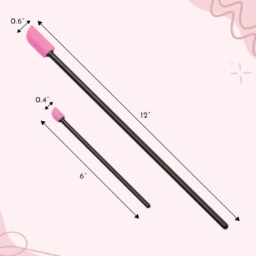 S&T INC. 2-Piece Silicone Makeup Spatula Set for Beauty