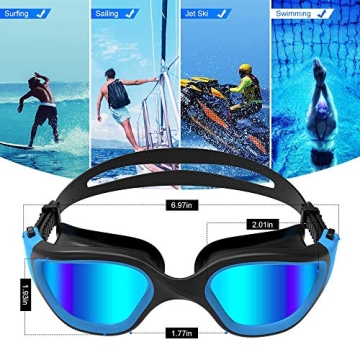 ZIONOR Swim Goggles for Ultimate Comfort and Clarity