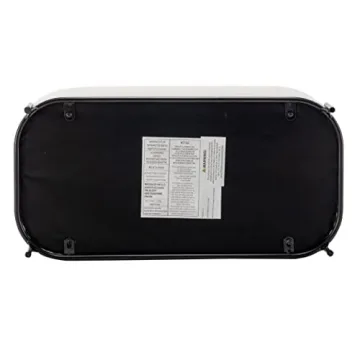 Wovenbyrd Modern Rectangular Ottoman Footstool with Metal Base