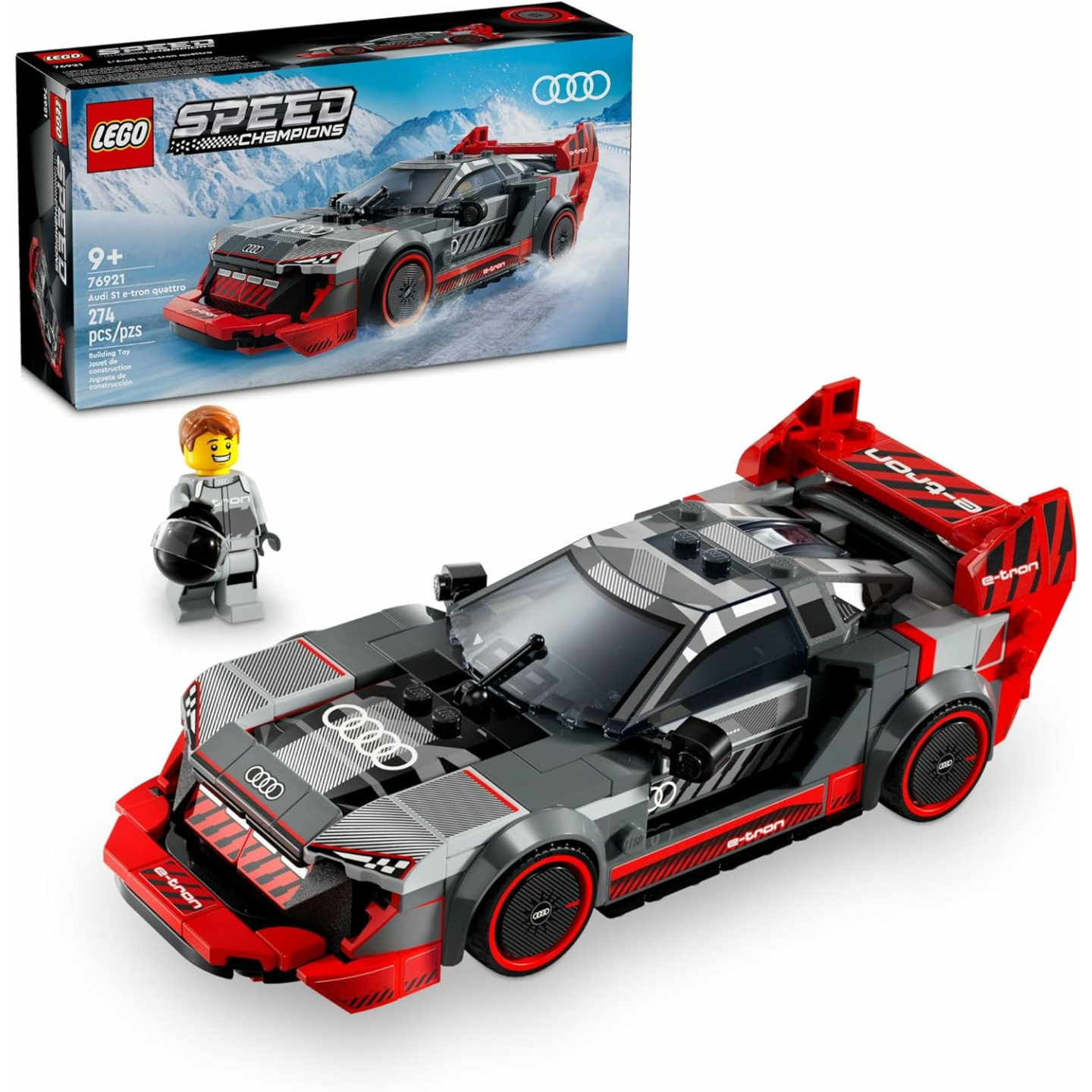 LEGO Speed Champions Audi S1 e-tron quattro Toy Car