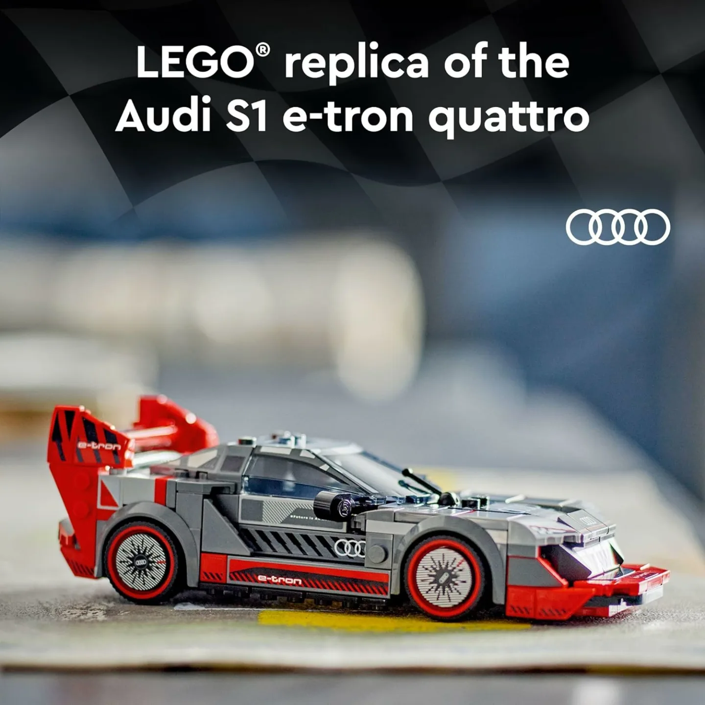 LEGO Speed Champions Audi S1 e-tron quattro Toy Car