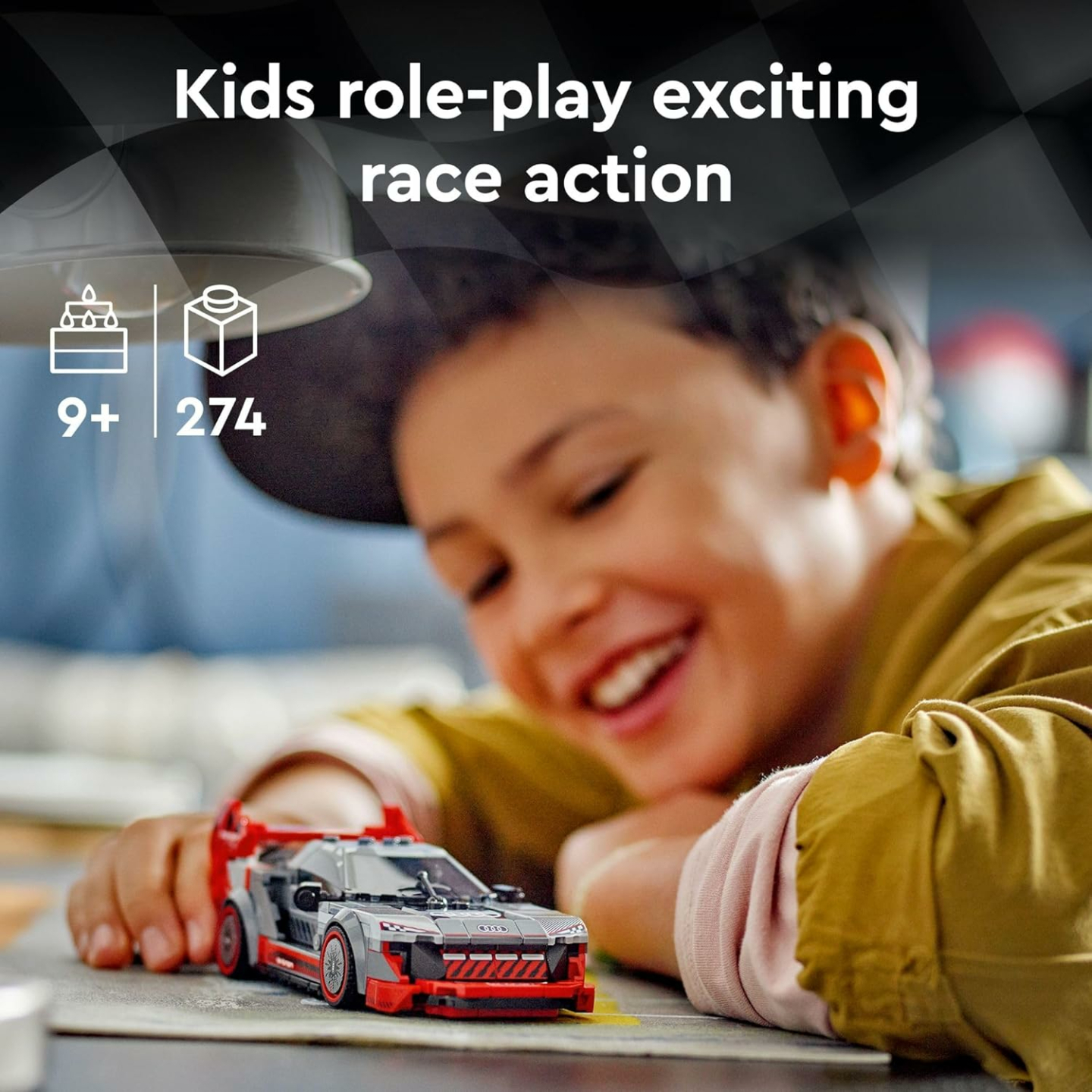 LEGO Speed Champions Audi S1 e-tron quattro Toy Car