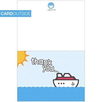 Personalized Cruise Staff Thank You Cards Gratitude Pack