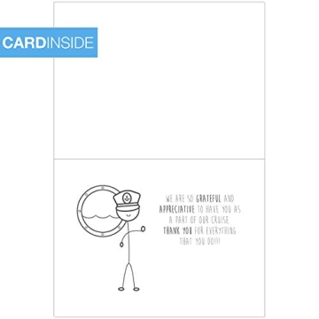 Personalized Cruise Staff Thank You Cards Gratitude Pack