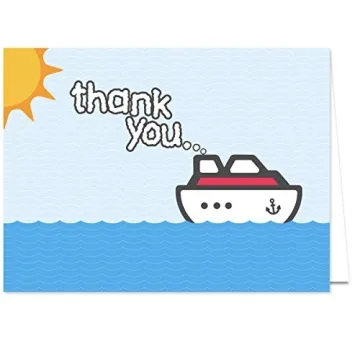 Personalized Cruise Staff Thank You Cards Gratitude Pack