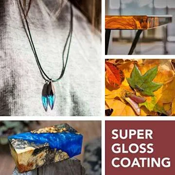 Versakoat Epoxy Resin Kit Casting-16 oz 2 Part, 1 Gallon Epoxy Cutting Edge 3-to-1 Ratio Makes This Crack Chip UV Proof Odorless A True Casting Epoxy for Jewelry