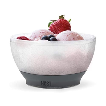 Host Freeze Ice Cream Bowls - 18oz Double Walled, BPA-Free, Keeps Desserts Cold for Hours