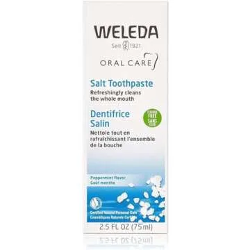 Weleda Natural Salt Toothpaste with Sea Salt and Peppermint, 2.5 Oz