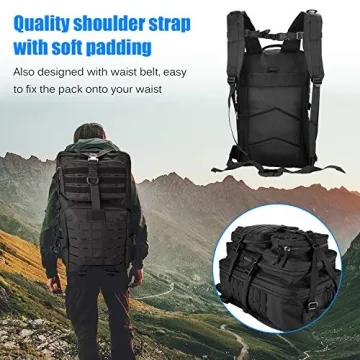 ProCase Military Tactical Backpack Waterproof 48L Rucksack