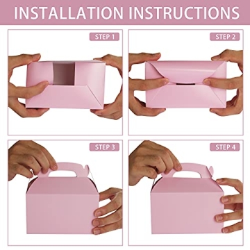 Erweicet Pink Party Treat Box for All Celebrations