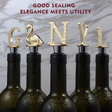 Miicol Gold Prosecco Stopper - Personalized Wine Gift