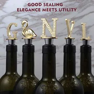 Miicol Gold Prosecco Stopper - Personalized Wine Gift