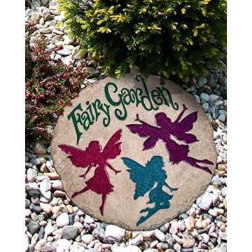 Spoontiques - Garden Décor - Grandma’s Garden Stepping Stone - Decorative Stone for Garden