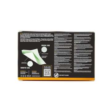 Crep Protect Biodegradable Sneaker Cleaning Wipes - Individually Wrapped Shoe Cleaning Wipes (Pack of 12)