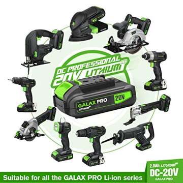 GALAX PRO Cordless Drill and Impact Driver Set