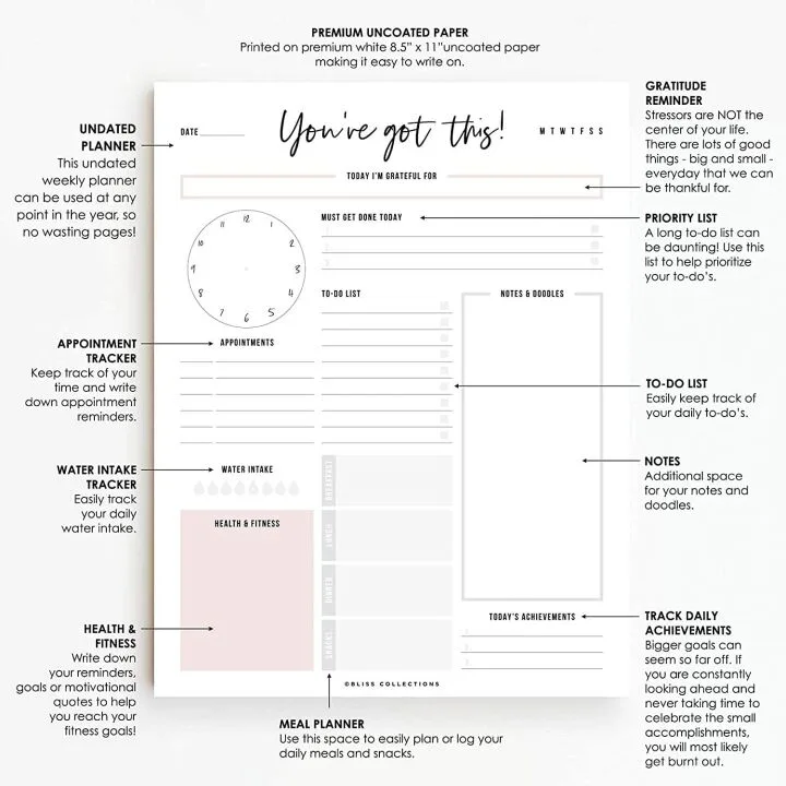 Motivational Calendar for Enhanced Productivity