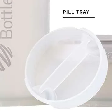 BlenderBottle Shaker Bottle with Pill Organizer and Storage