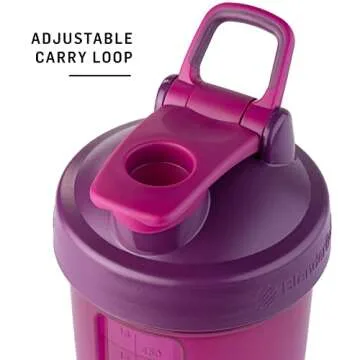 BlenderBottle Shaker Bottle with Pill Organizer and Storage