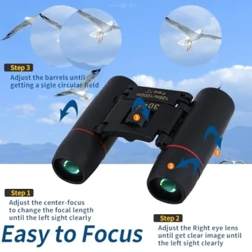 PISEZ 30X60 Binoculars - Compact & Lightweight