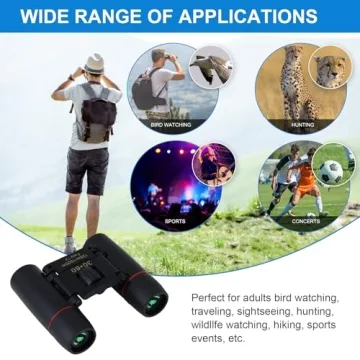 PISEZ 30X60 Binoculars - Compact & Lightweight