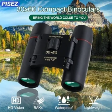 PISEZ 30X60 Binoculars - Compact & Lightweight
