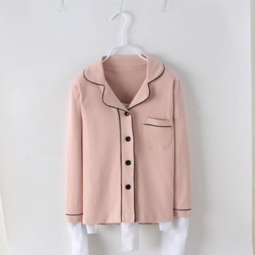 Mallimoda Kids Cotton Pajamas Set for Age 9-10 Perfect for Comfort