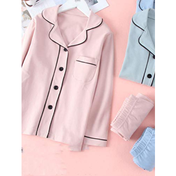 Mallimoda Kids Cotton Pajamas Set for Age 9-10 Perfect for Comfort