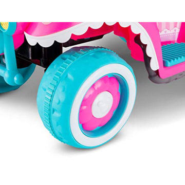 Kid Trax Toddler Disney Minnie Mouse Quad Ride-On, Kids 18-30 Months, 6V Battery and Charger Included, Max Weight 45 lbs, Hot Pink