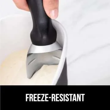 Gorilla Grip Heavy Duty Ice Cream Scoop with Ergonomic Handle