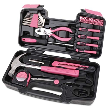 Apollo Tools 39 Piece Set with Toolbox - Essential Tools