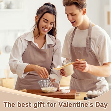 Valentine's Day Heart Shaped Bamboo Spoons Set for Gifts