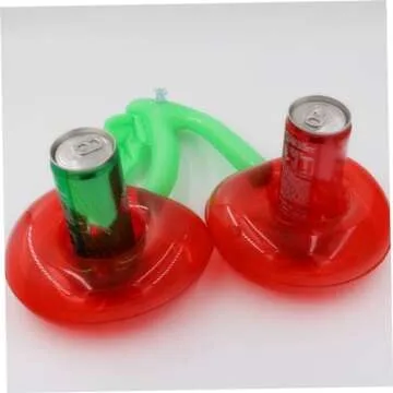 Cherry Inflatable Drink Holders for Pool Parties 4PCS