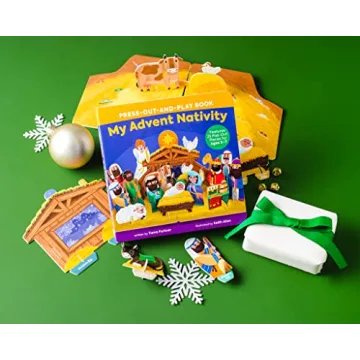 My Advent Nativity Book for Kids Aged 3-7 With 25 Pieces