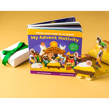 My Advent Nativity Book for Kids Aged 3-7 With 25 Pieces