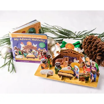 My Advent Nativity Book for Kids Aged 3-7 With 25 Pieces