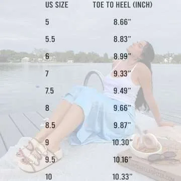 Stylish Atsroel White Platform Sandals for Women