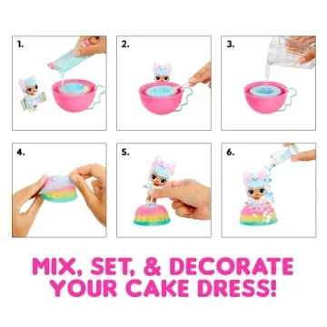 L.O.L. Surprise! Mix & Make Birthday Cake Set for Kids