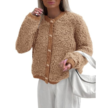 PRETTYGARDEN Women's Faux Fur Shearling Coat - Stylish Warmth for Winter