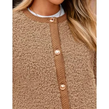 Stylish PRETTYGARDEN Faux Fur Shearling Coat for Winter