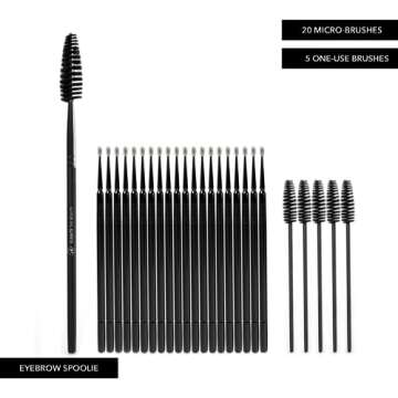 Elevate the Beauty Eyebrow Lamination Kit | At Home DIY Kit For Your Brow | Instant Professional Lift For Fuller Eyebrows | Brow Brush And Micro Brushes (Brow Lamination Kit)