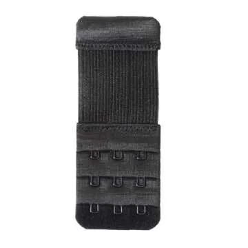YARBAR Bra Extender 3 Hook Womens Bra Strap Extenders Pack of 3 Soft Comfortable (Assorted, 1/2 inch spacing)