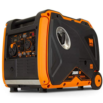 WEN 3800-Watt Inverter Generator, Electric Start, RV-Ready, Portable and Super Quiet with Fuel Shut-...