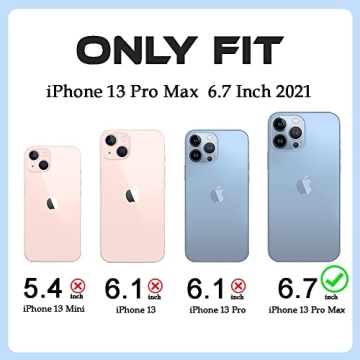 KEXAAR iPhone 13 Pro Max Mirror Case - Shockproof Style