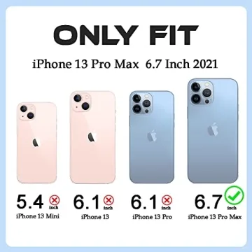 KEXAAR iPhone 13 Pro Max Mirror Case - Shockproof Style