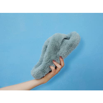 Stylish Women's Dusty Blue Slippers for Comfort and Elegance