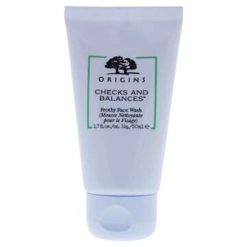 Origins Checks and Balances Frothy Face Wash | Gentle Cleanser for All Skin Types | 1.7 Fl Oz