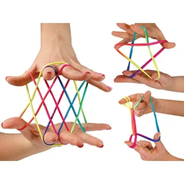 JA-RU Stringy Majiggy Cat’s Cradle - Colorful String Toy for All