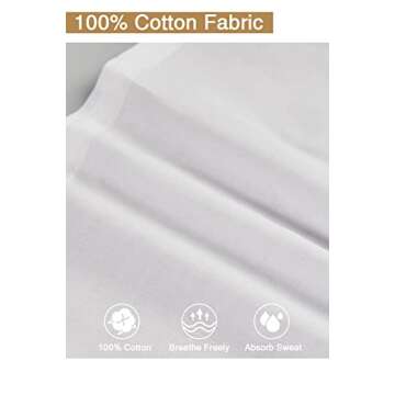 BEAUTELICATE Womens Half Slip 100% Cotton Vintage Underskirt