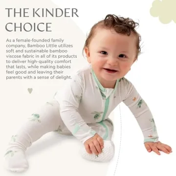 Soft Bamboo Turtle Footie for Babies - Comfortable Sleepwear