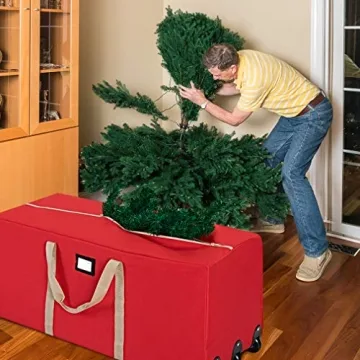 ProPik Rolling Christmas Tree Bag - Heavy Duty & Large Capacity